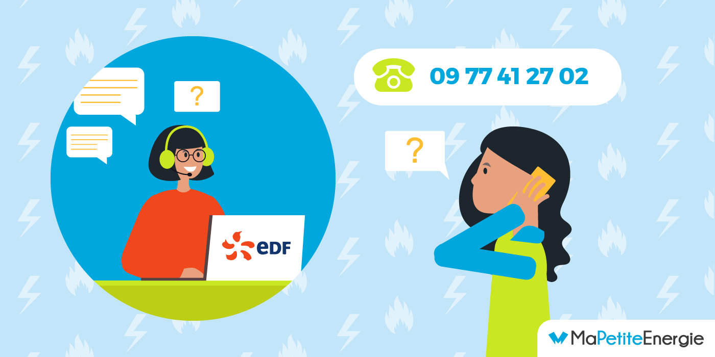 Contacter EDF par téléphone