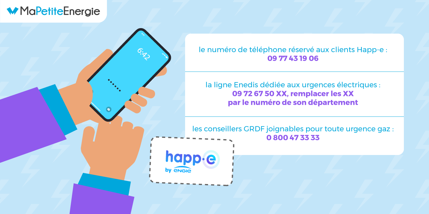 Comment contacter le service client de Happ-e by Engie par téléphone ?
