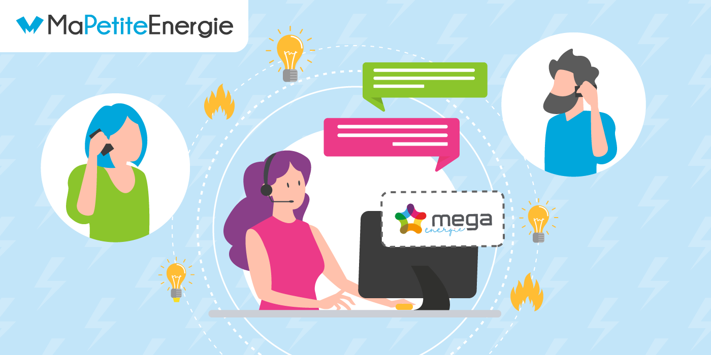 Comment contacter le service client du fournisseur Mega Énergie ?