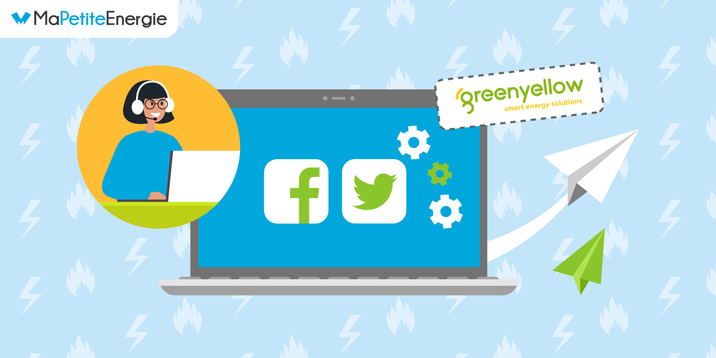 GreenYellow et les réseaux sociaux pour le service client.