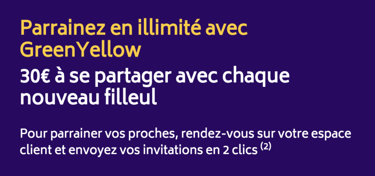 Le parrainage, un bon plan pour des prix cassés chez GreenYellow