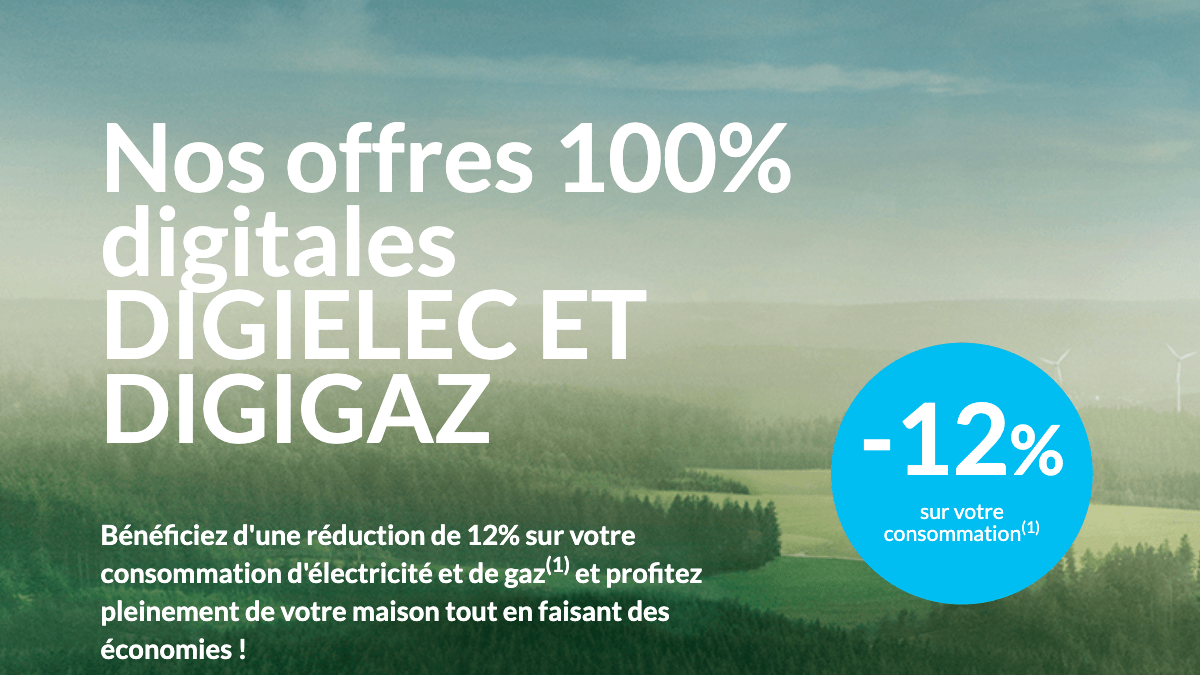 Le contrat digital DIGIGAZ du fournisseur Iberdrola