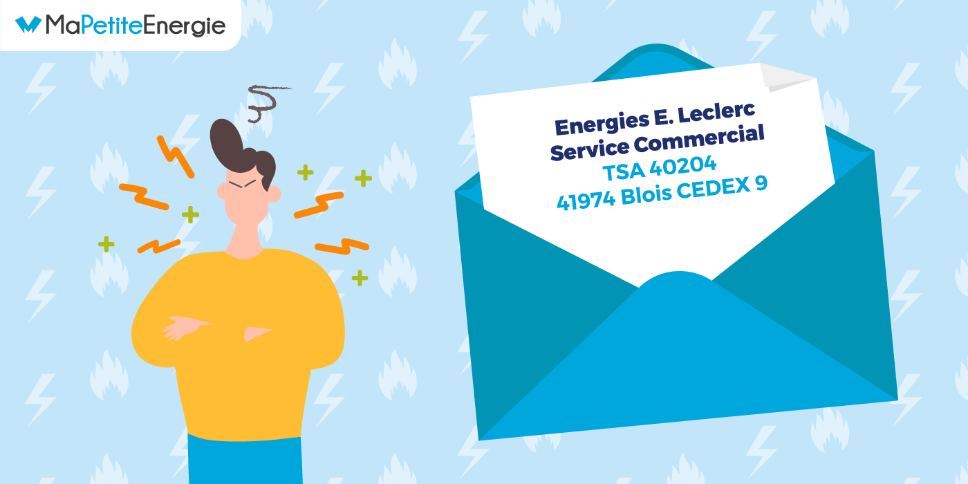 Comment envoyer un courrier de réclamation au service client de énergies E.Leclerc ?
