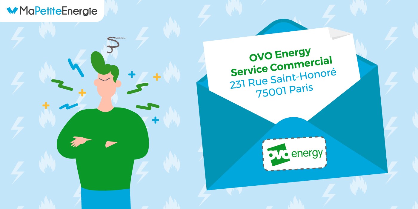 Contacter le service client d'OVO Energy par lettre postale pour une réclamation
