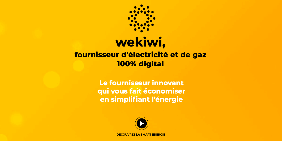 WeKiwi est un fournisseur d'énergie 100% digital.