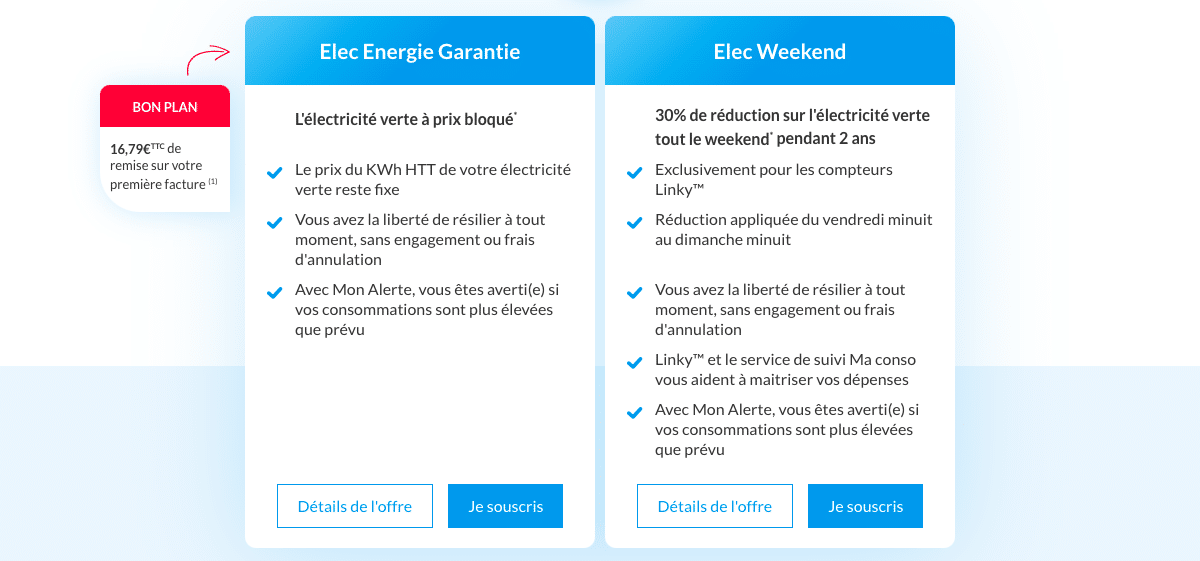 Offre électricité ENGIE