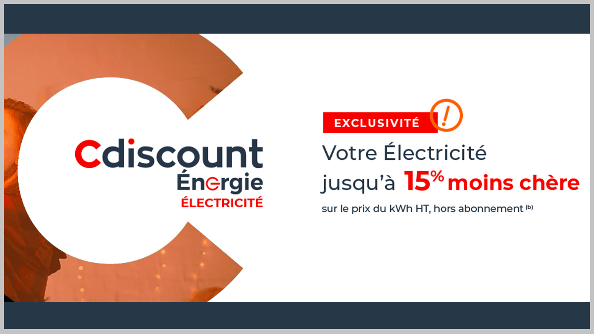 15% de remise sur le prix du kWh