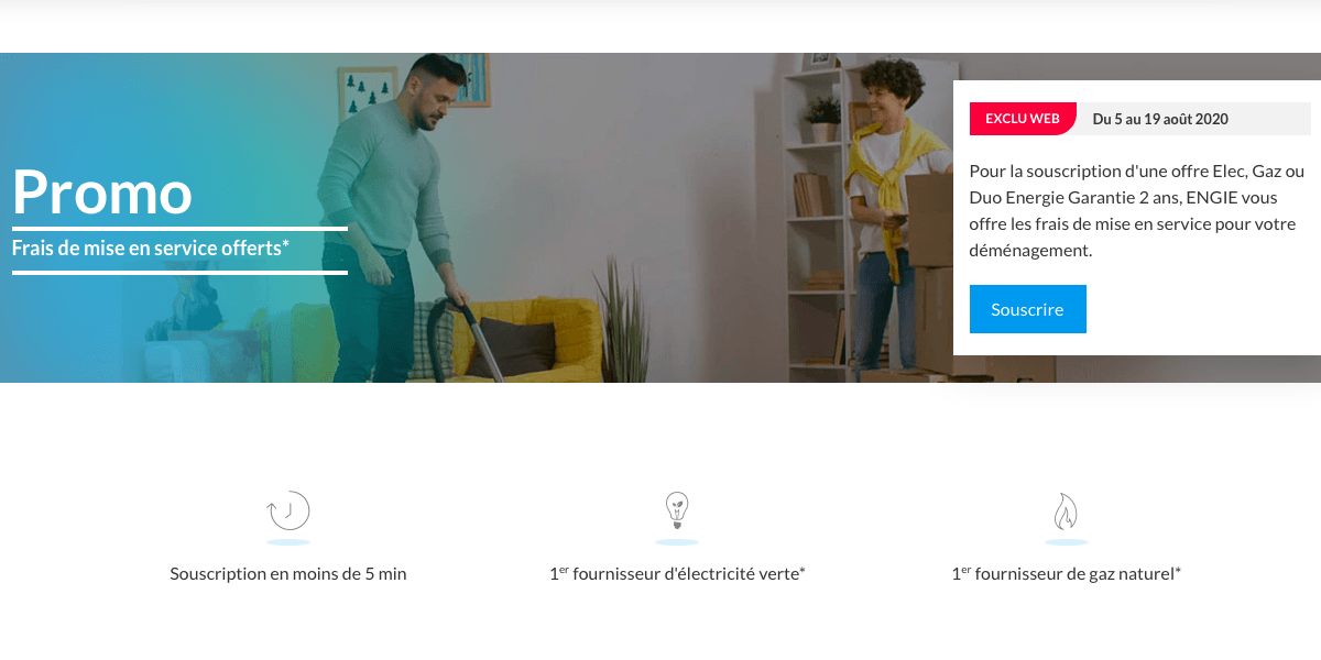Comment bénéficier de frais d'installation offerts chez Engie ?