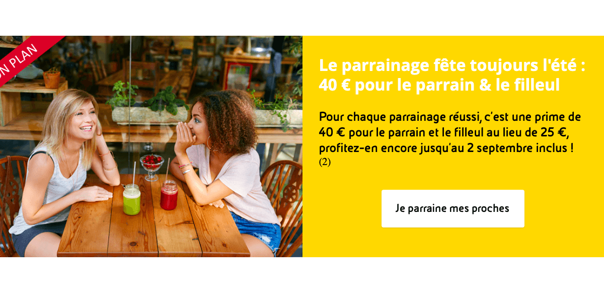 Le parrainage d'Eni permet d'économiser 40€.