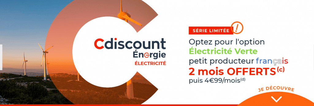 Cdiscount Énergie électricité verte