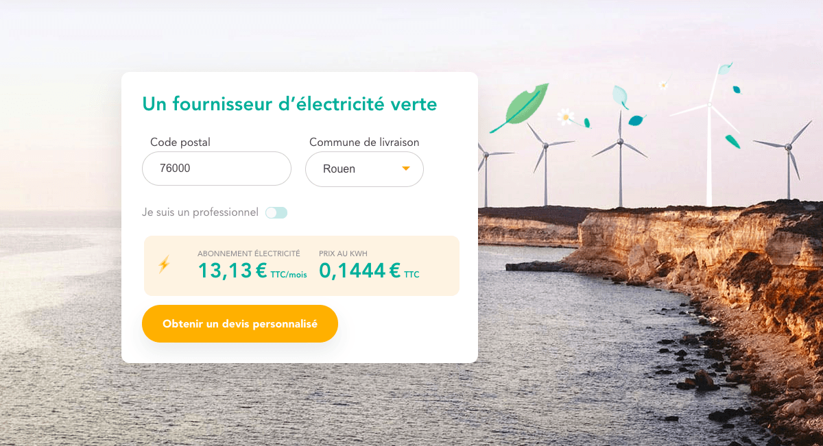EkWateur énergie électricité verte