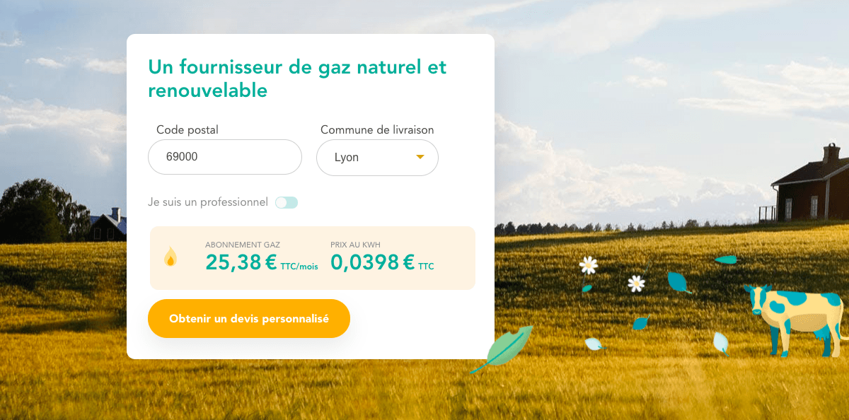 EkWateur énergie gaz naturel