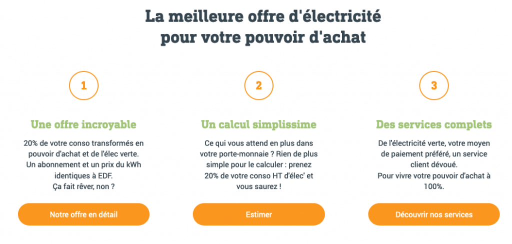 Energies E. Leclerc offre d'électricité verte