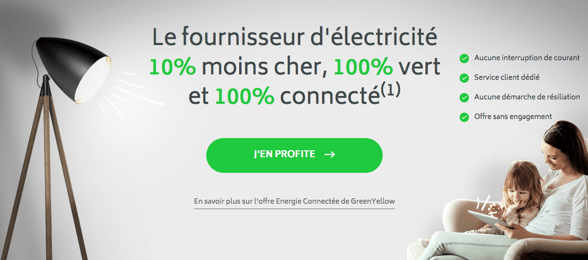 Électricité pas chère GreenYellow