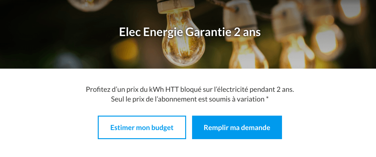 Électricité prix fixe Engie