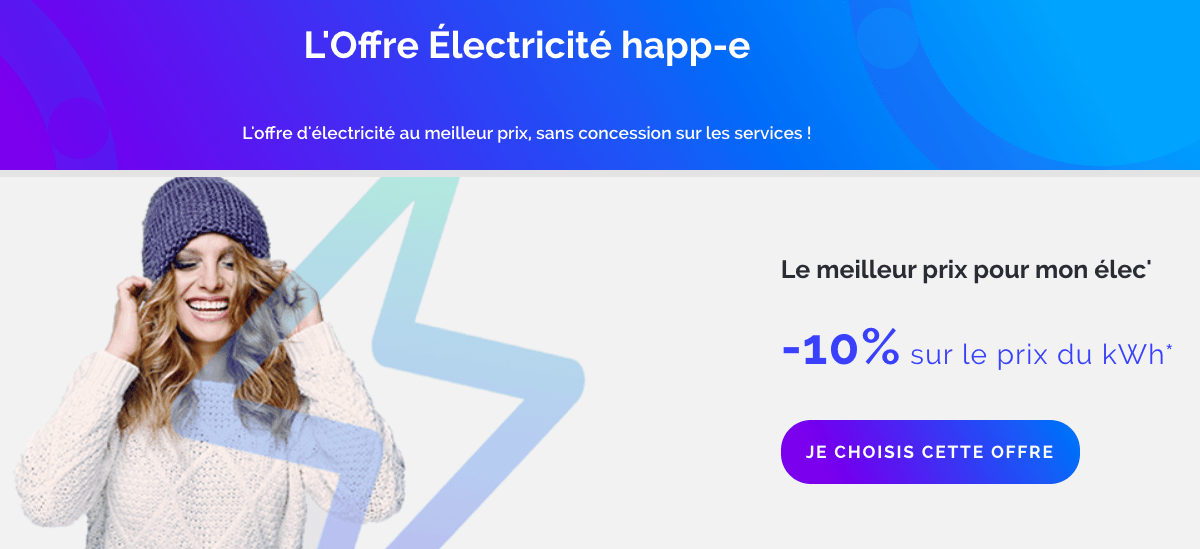Offre électricité Happ-e