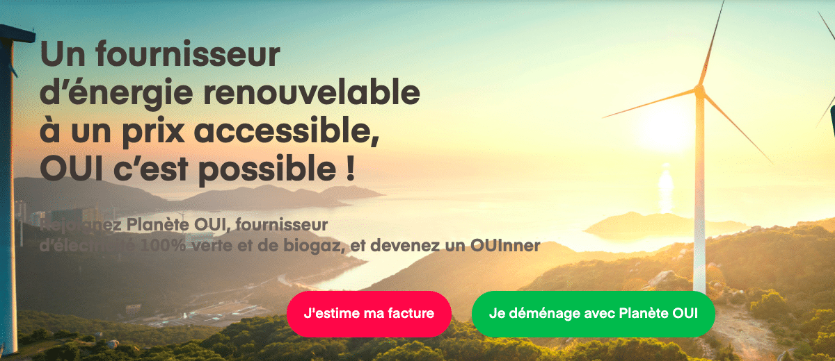 Planète Oui électricité verte
