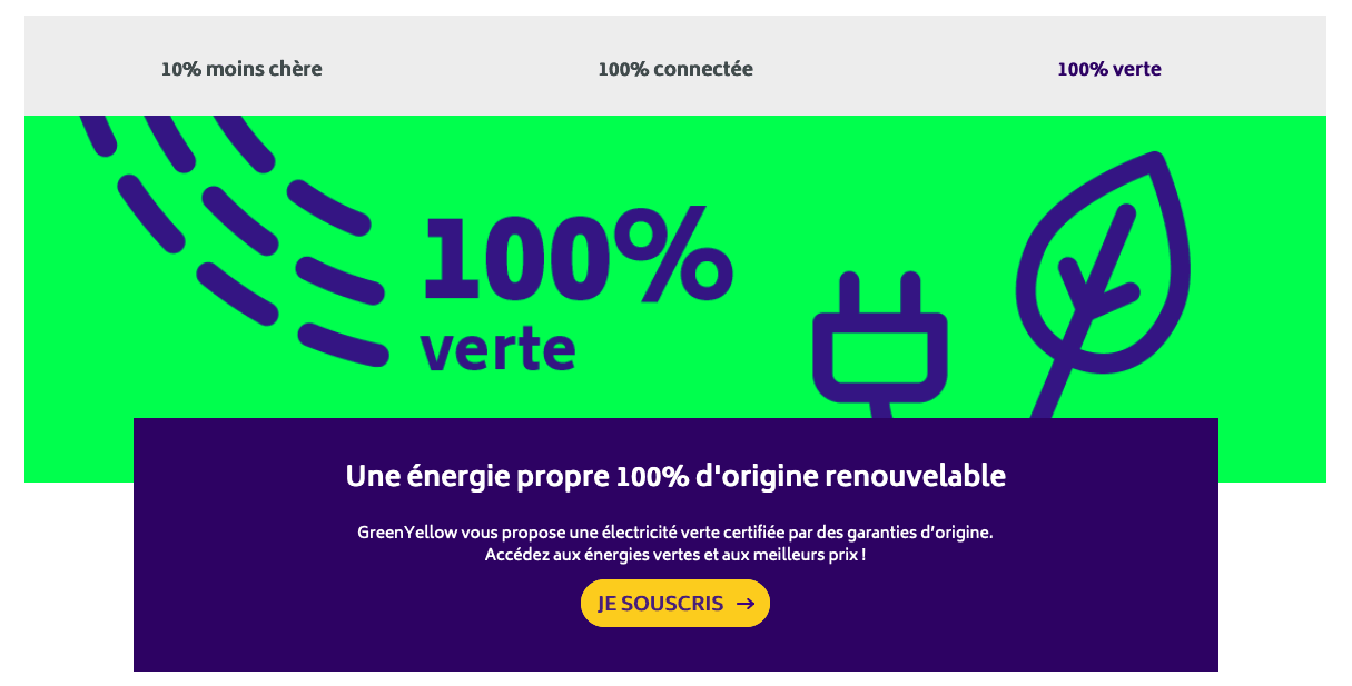 L'électricité 100% verte de GreenYellow
