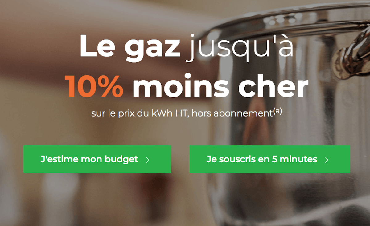 Offre gaz Cdiscount Offre gaz Cdiscount Energie