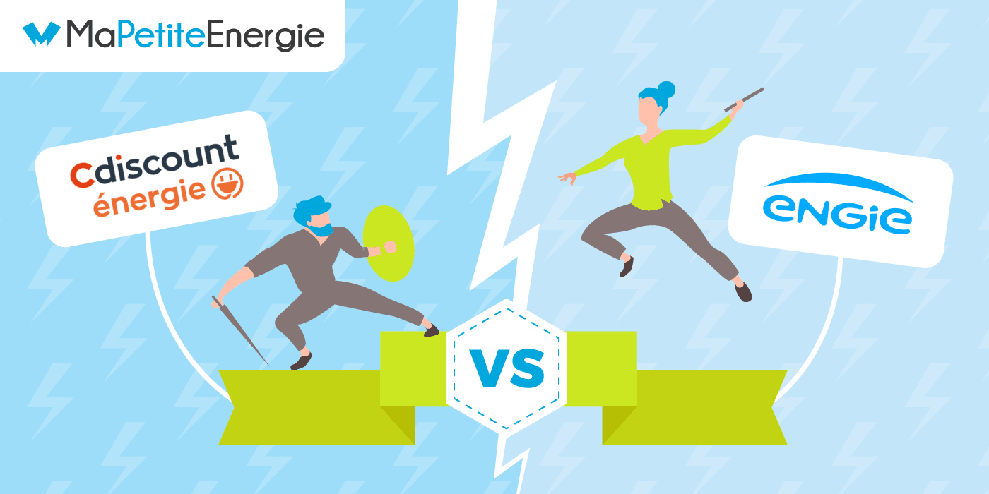Duel de fournisseurs d'énergie : Cdiscount Energie et Engie.
