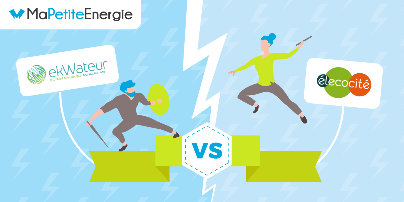Versus de fournisseurs d'énergie : élecocité vs. ekWateur
