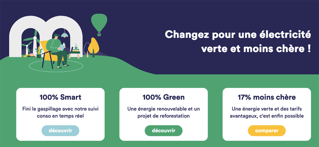 Bon plan chez Mint énergie pour un contrat vert d'électricité contrat d'énergie verte Mint