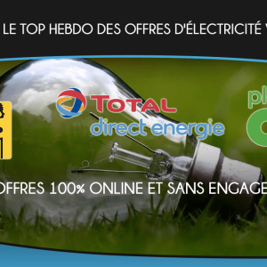 Les meilleures offres d'électricité verte online