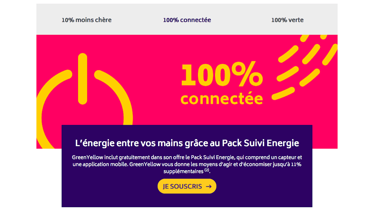 Bon plan électricité GreenYellow