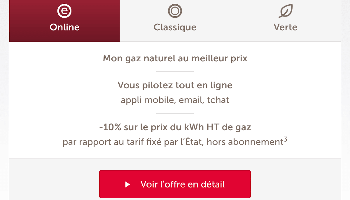 Les économies du prix du gaz chez Total Direct Energie Contrat gaz Total Direct Energie Online