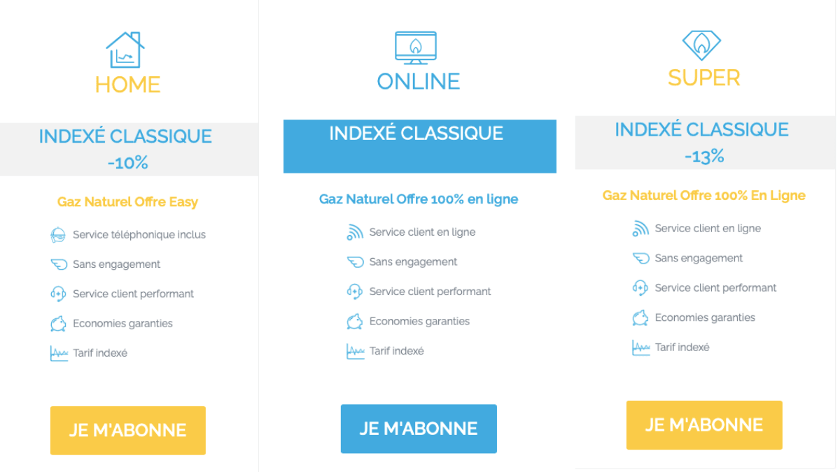 Une offre gaz jusqu'à 17% de réduction avec Mega Energie. Une offre gaz jusqu'à 17% de réduction avec Mega Energie.