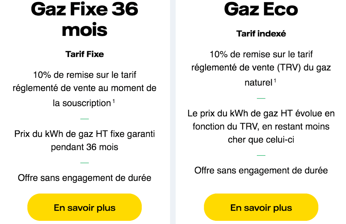Vattenfall promo gaz naturel 10% de remise Vattenfall promo gaz naturel