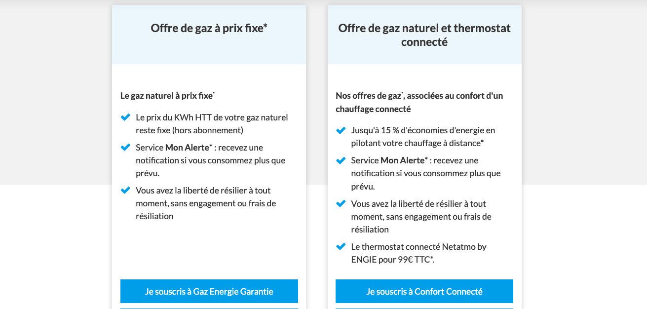 le service du fournisseur de gaz Engie Engie : fournisseur de gaz
