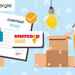 Comment déménager son abonnement d'énergie Enercoop ?