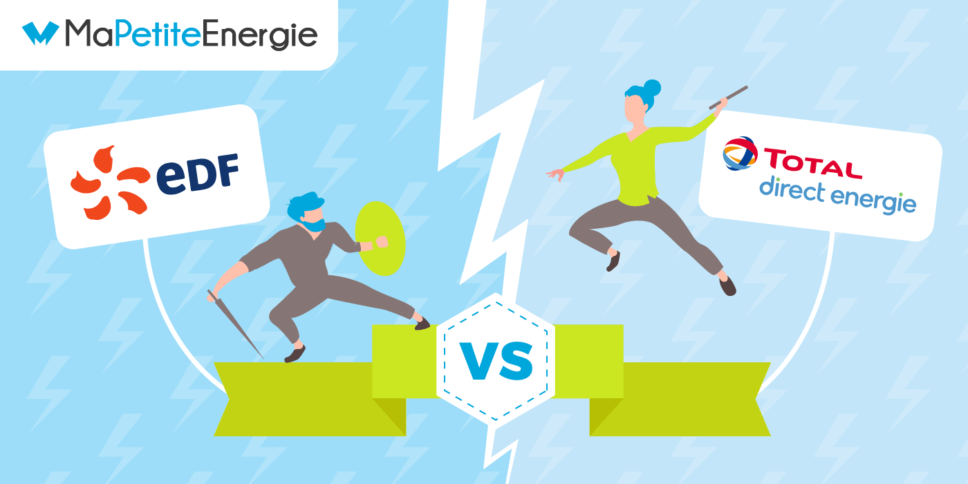 TotalEnergies ou EDF : duel de fournisseurs.