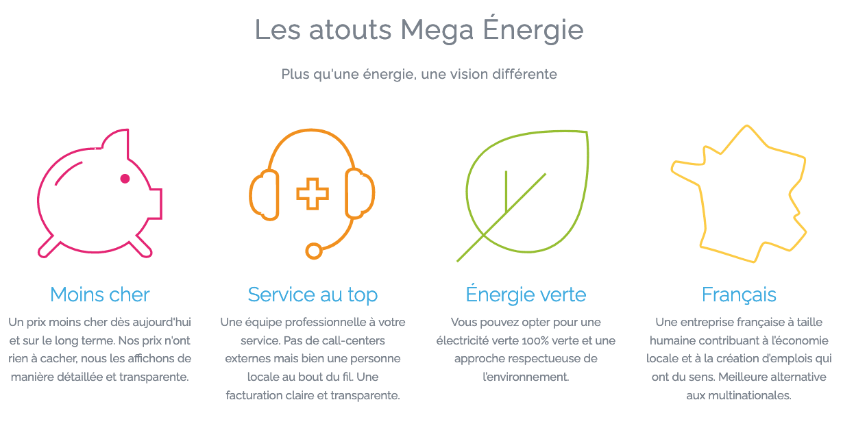 Les avantages Mega Energie