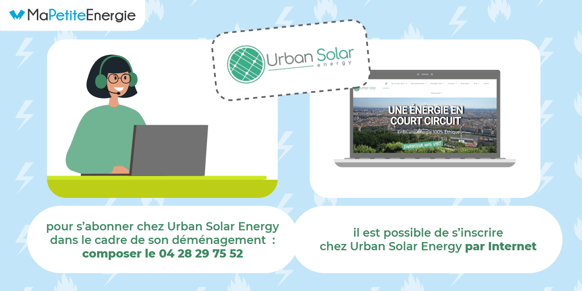 Souscrire à Urban Solar Energy lors de son emménagement
