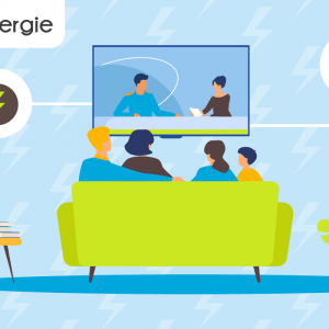 La consommation moyenne d'une télévision