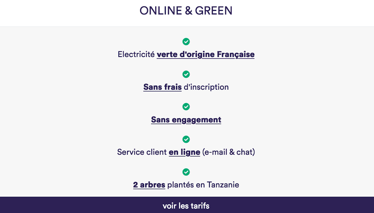 Contrat électricité pas cher Mint Énergie 17% de réduction Contrat électricité pas cher Mint Énergie