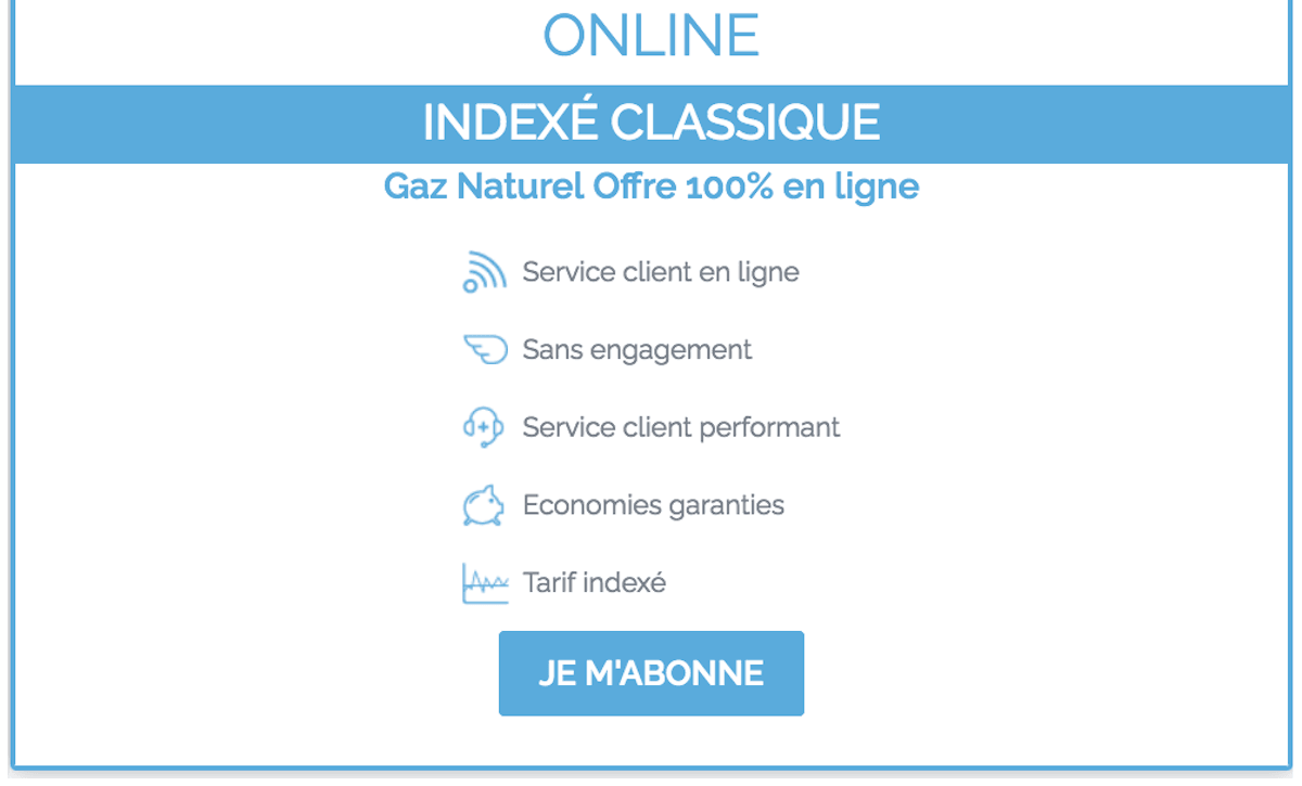 Contrat gaz Mega Energie Online -17% Contrat gaz Mega Energie Online