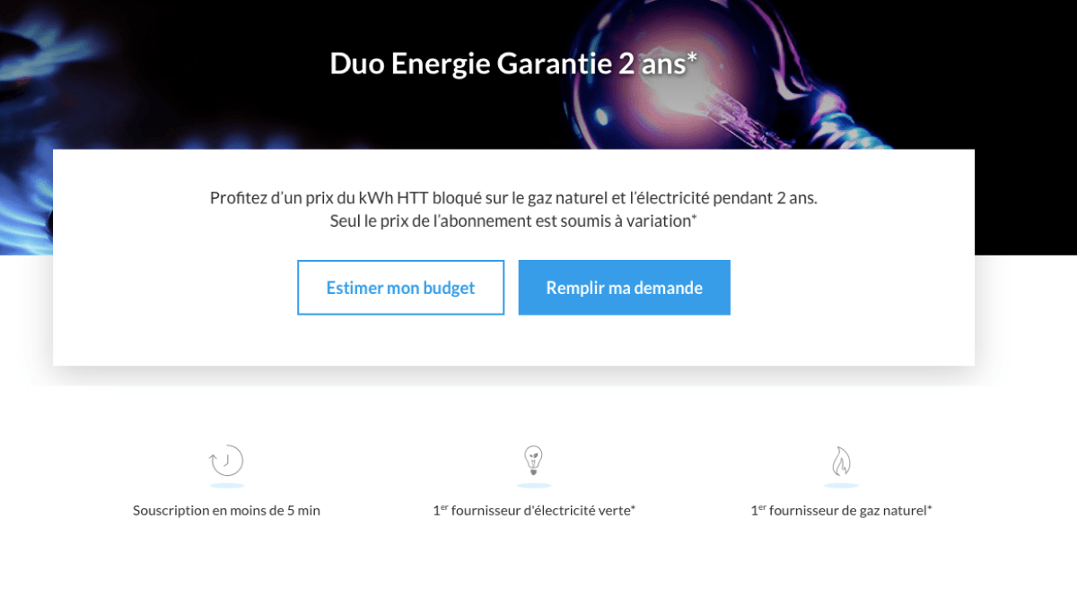 Offre duale verte de Engie. Offre duale verte de Engie.