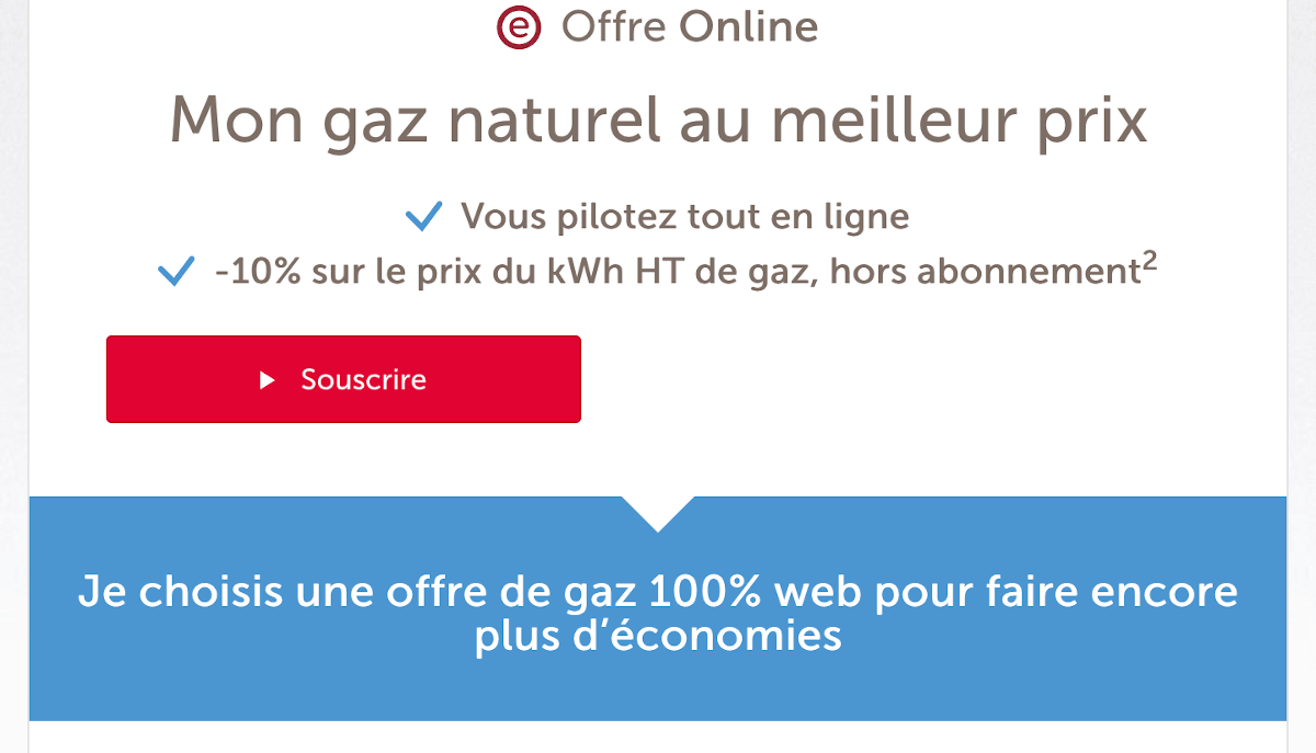 Offre gaz naturel Noël Total Direct Energie formule Online économie 10% prix indexé Offre gaz naturel Noël Total Direct Energie formule Online économie 10%