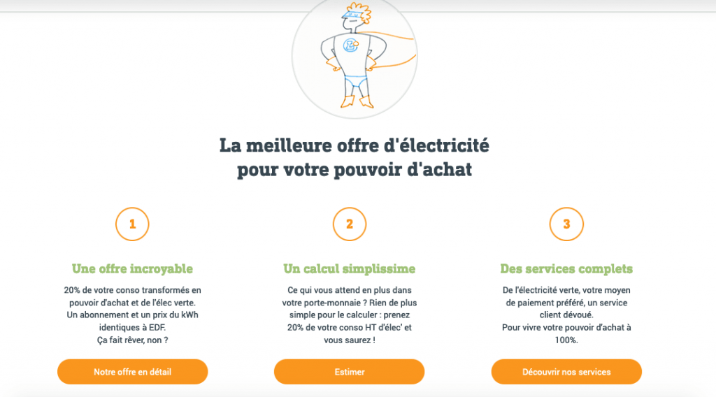 contrat d'électricité E. Lerclerc garanties d'origine contrat d'électricité verte énergies E. Leclerc