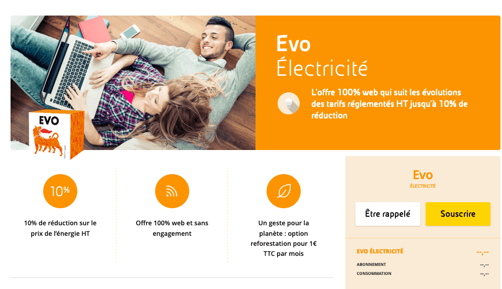 Evo, l'offre d'électricité pas chère de ENI