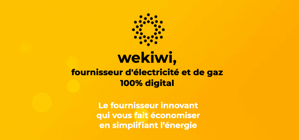 offre 100% digitale Wekiwi gaz offez gaz Wekiwi