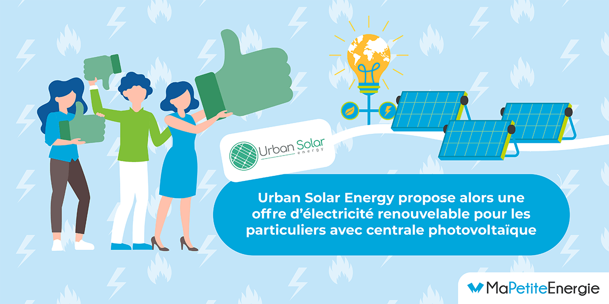 Offre électricité verte Urban Solar Energy