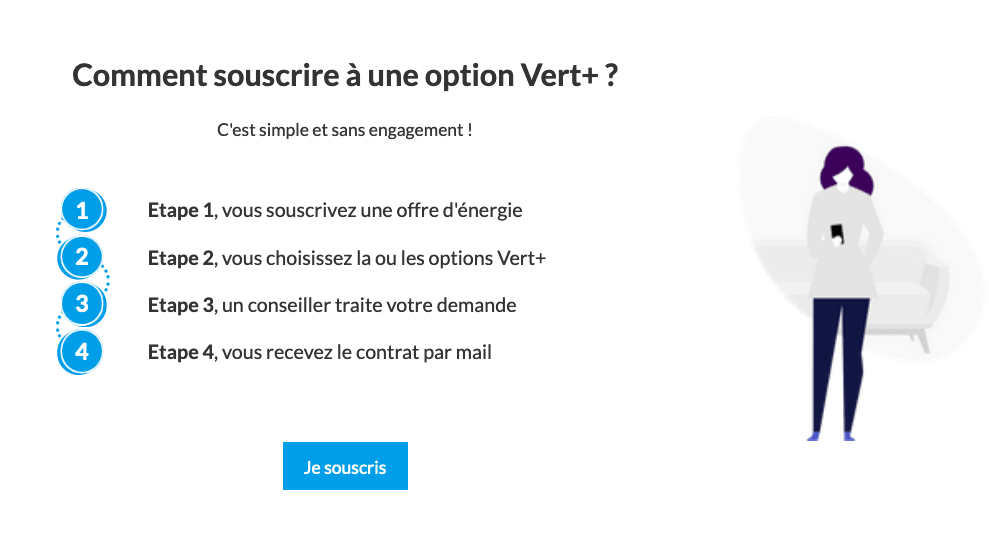 gaz vert contrat Engie option + contrat gaz vert Engie option