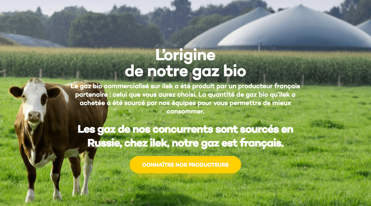 Biogaz par ilek offre garantie locale avec choix du fournisseur Biogaz par ilek offre garantie locale