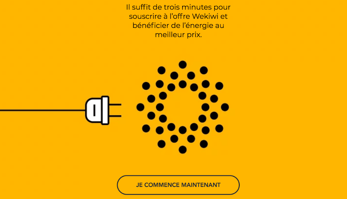Forfait Wekiwi gaz naturel pas cher avec remise digitale Forfait Wekiwi gaz naturel pas cher