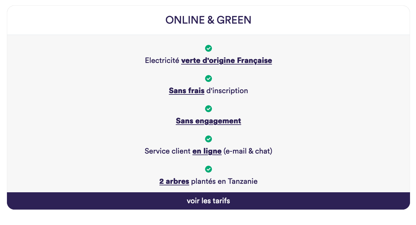 L'électricité verte pas chère de Mint Energie L'électricité verte pas chère de Mint Energie