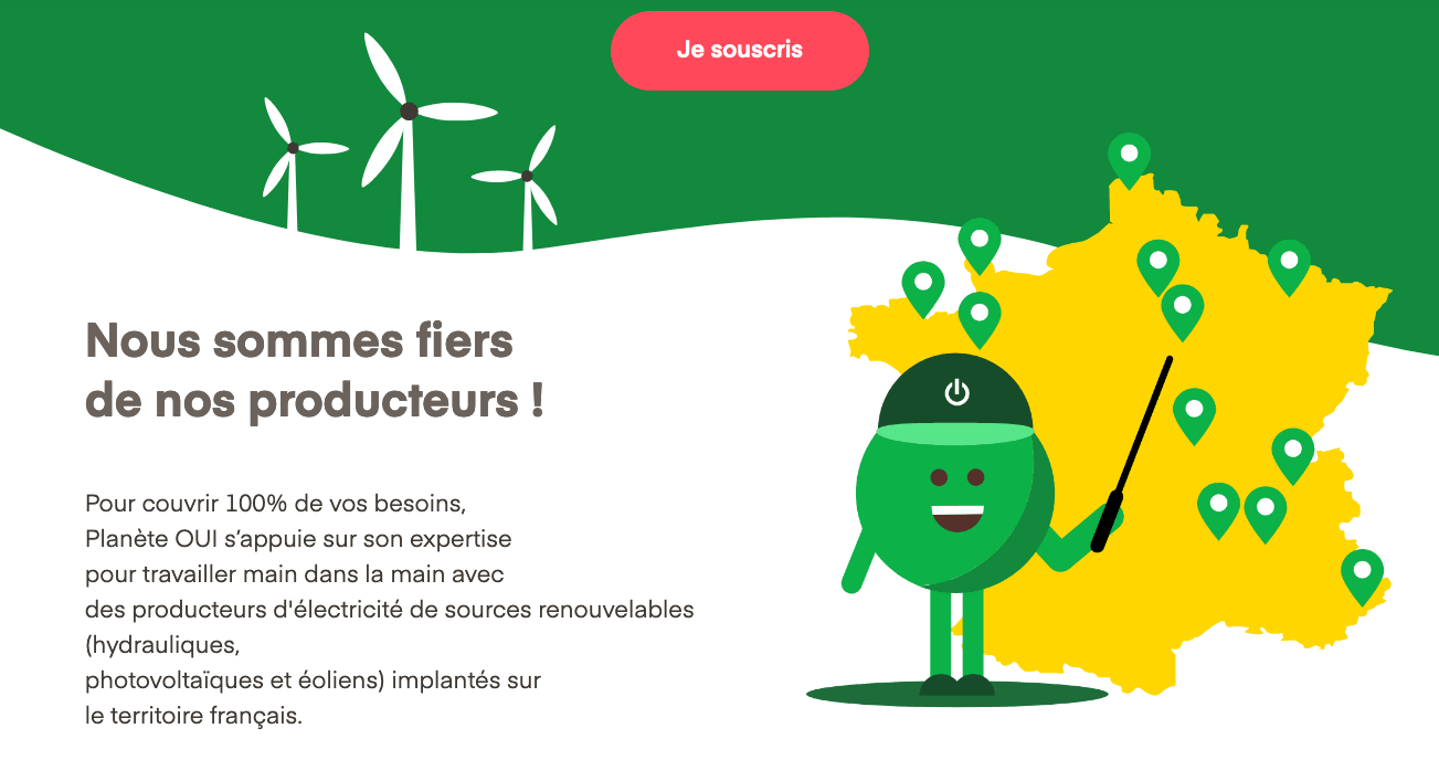 Planète Oui propose des énergies renouvelables Planète Oui propose des énergies renouvelables